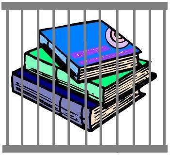 Bücher hinter Gittern